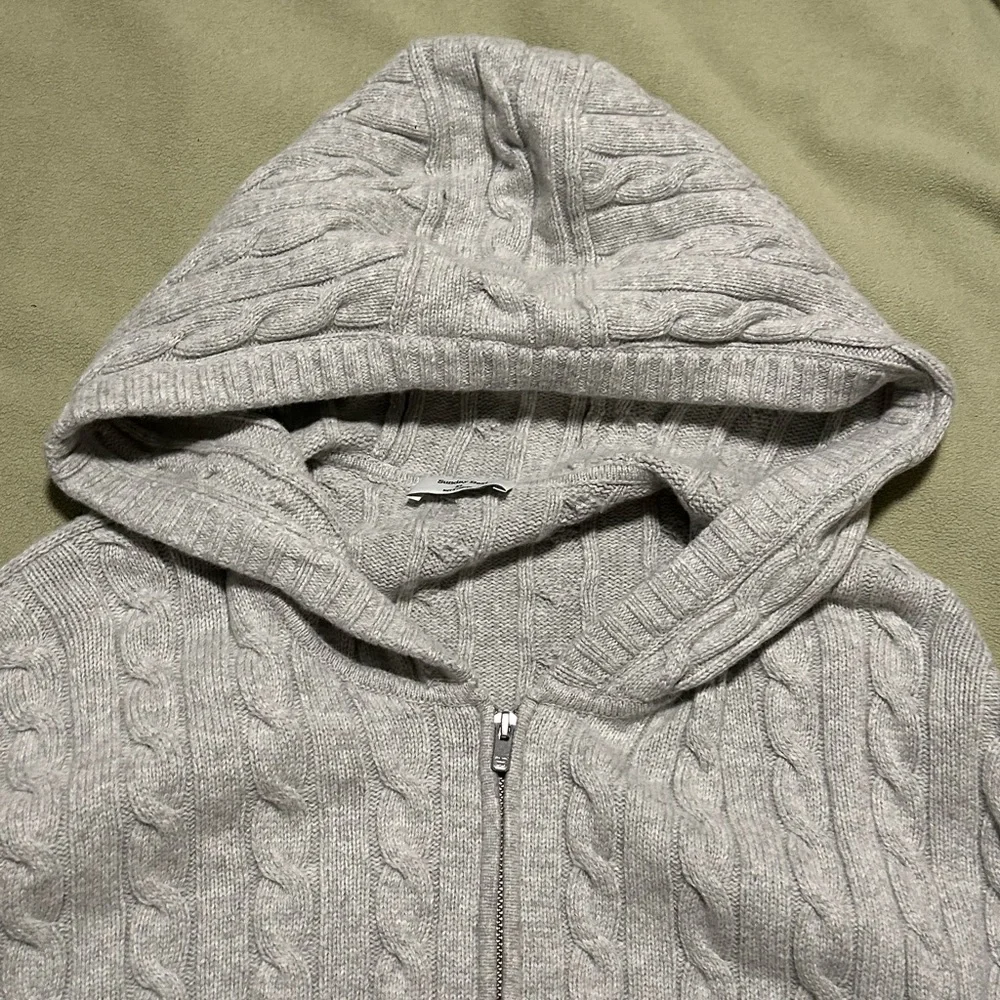 Aritzia Sunday Best Octavia Zip Waist Hoodie Heather Chrome Size XL - Picture 7 of 15